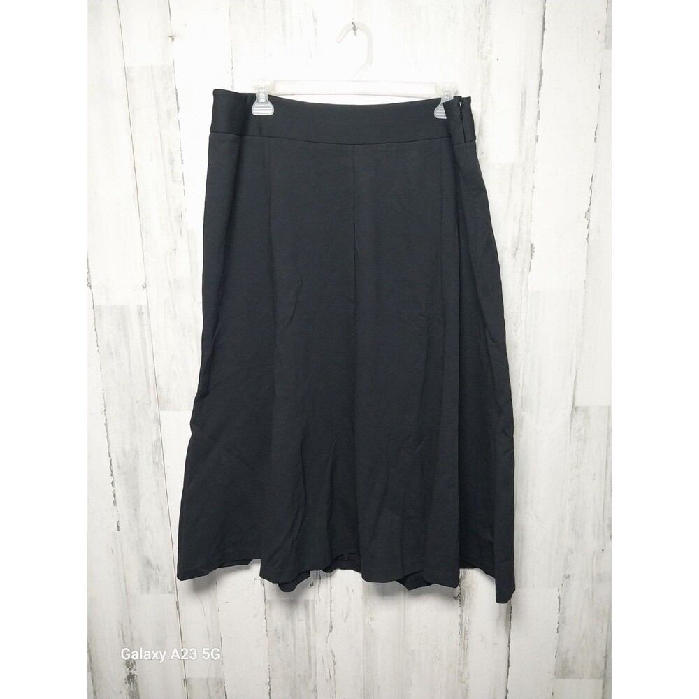 Coldwater Creek Women's Size 20 Black Midi Skirt A Line